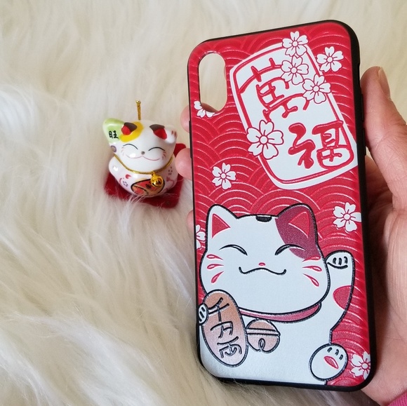 IPHONE X/XS LUCKY CAT CASE - Picture 4 of 7